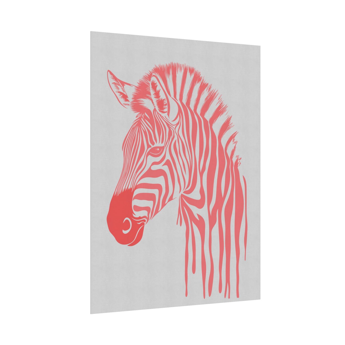 Pink Stripes Rolled Posters